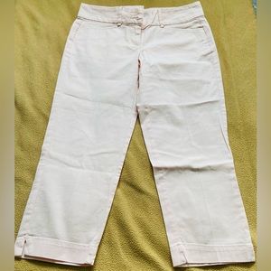 Loft Coral original crop pants, petite